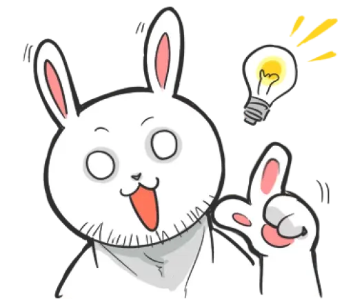 Rabbo the Muscle Rabbit sticker 53