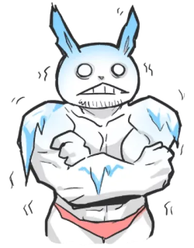 Rabbo the Muscle Rabbit sticker 55