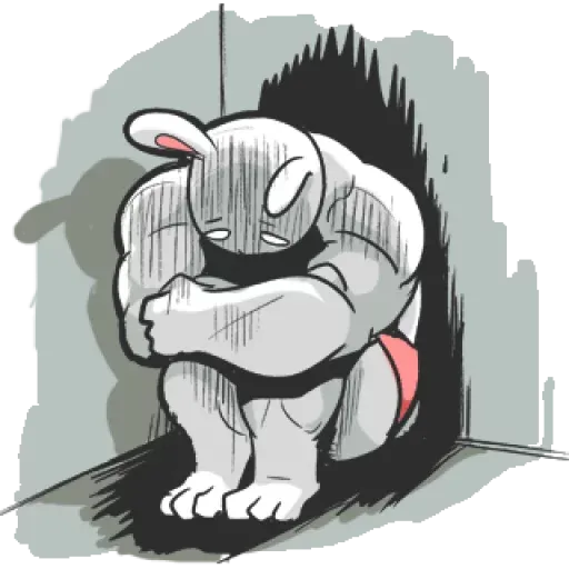 Rabbo the Muscle Rabbit sticker 59