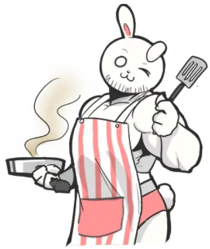Rabbo the Muscle Rabbit sticker 63