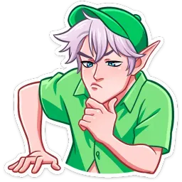 Рей и Эвер на каникулах Ник Толабов Telegram sticker pack