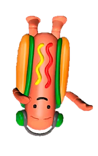really hot dog sticker 6
