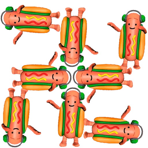 really hot dog sticker 7