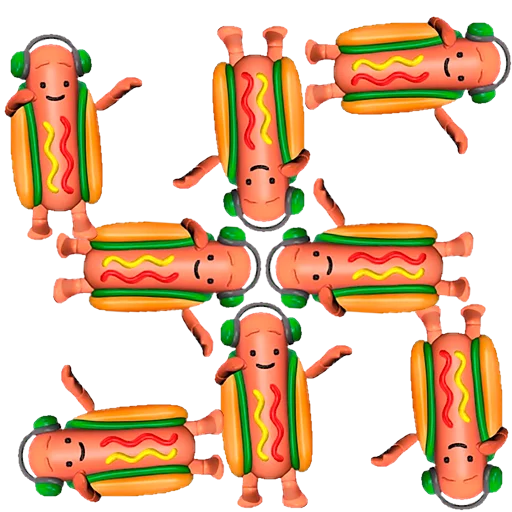 really hot dog sticker 8