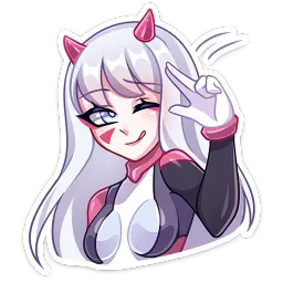 Рейра Котура Миурин Telegram sticker pack