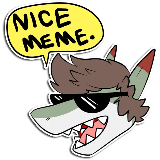 RelicDaShark sticker 5