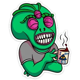 Рептилоид Марк sticker 4