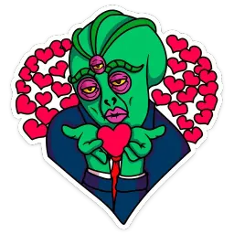 Рептилоид Марк sticker 7