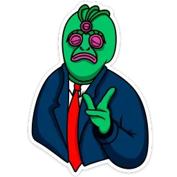 Рептилоид Марк sticker 10