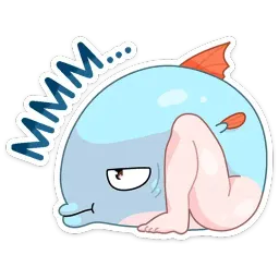 Реверсивная русалка sticker 4