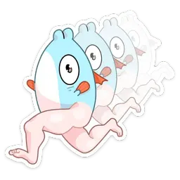 Реверсивная русалка sticker 8