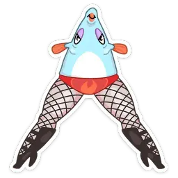 Реверсивная русалка sticker 9
