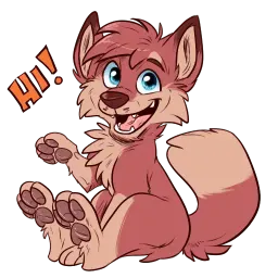 Riley and Kiro sticker 2
