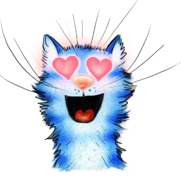 Синие Коты Telegram sticker pack
