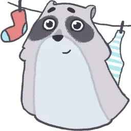 Енот Толик Telegram sticker pack