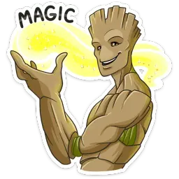Ракета и Грут sticker 2