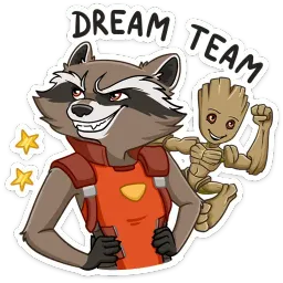 Ракета и Грут sticker 11