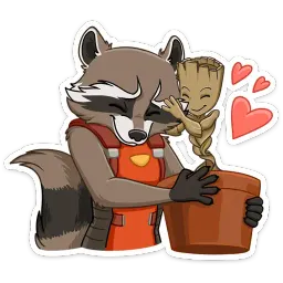Ракета и Грут sticker 9