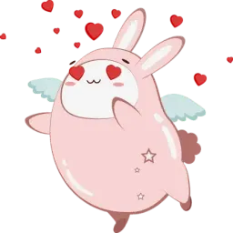Розовый кроль sticker 10