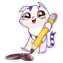Бумажный тигр Руммка :: @stickroom sticker 11