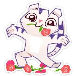 Бумажный тигр Руммка :: @stickroom sticker 12