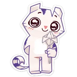 Бумажный тигр Руммка :: @stickroom sticker 10