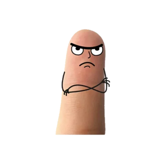 Fingers sticker 3
