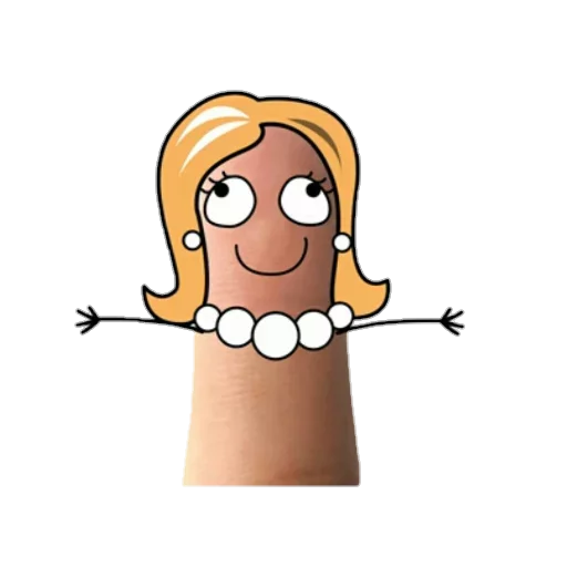 Fingers sticker 7