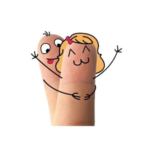 Fingers sticker 8