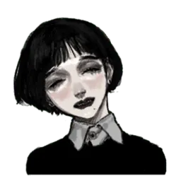 Грустная девочка sticker 11