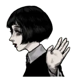 Грустная девочка sticker 6