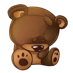 Teddy sticker 7