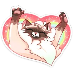 Сиамский сахарок sticker 3