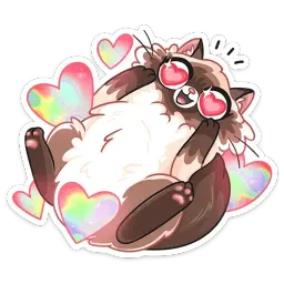 Сиамский сахарок sticker 4