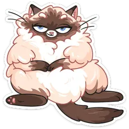 Сиамский сахарок sticker 10