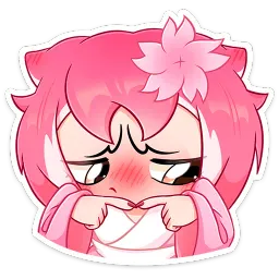 Сакура ВКонтакте, Евгения Морда Telegram sticker pack