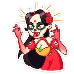 Санта Муэрте Анна Охеда sticker 11