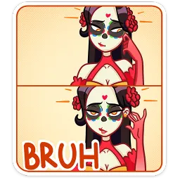 Санта Муэрте Анна Охеда sticker 12