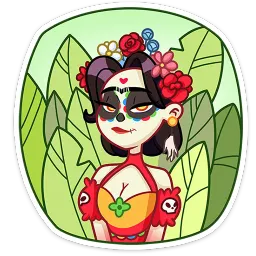 Санта Муэрте Анна Охеда sticker 5