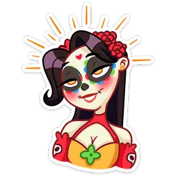 Санта Муэрте Анна Охеда sticker 9