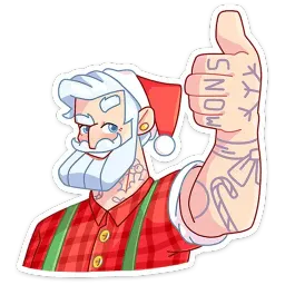 Santa Telegram sticker pack