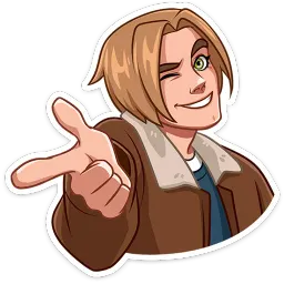 Скотт Кристина Поплавская Telegram sticker pack