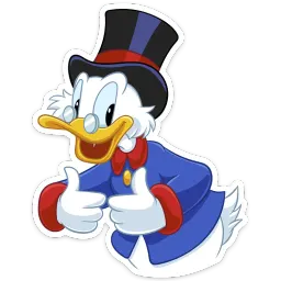 Скрудж МакДак Telegram sticker pack