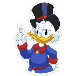 Скрудж МакДак sticker 2