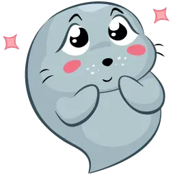 Соня / Sonya the seal Telegram sticker pack