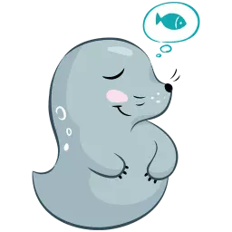 Соня / Sonya the seal sticker 11