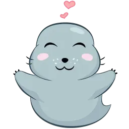 Соня / Sonya the seal sticker 4
