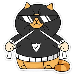 Персик в «Безопасности» sticker 3