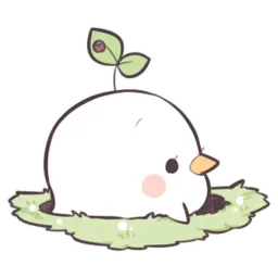 Птичка проросток sticker 4