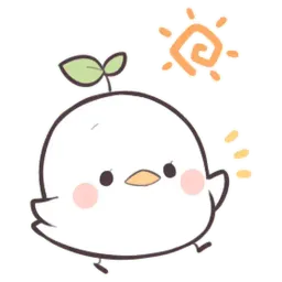Птичка проросток sticker 5